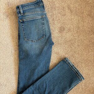 Aritzia Re/done size 24 mid-rise light flare medium wash jeans
